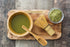 BambooWorx Matcha Whisk Set - Traditional Chasen, Scoop (Chashaku), Tea Spoon for Japanese Tea Preparation