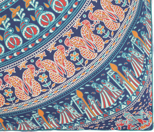 35" Popular Handicrafts Floor Pillow Cushion Cover - Hippie Mandala Square Ottoman Indian Elephant Camel Daybed