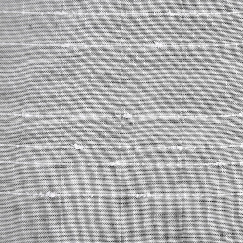 Clean Window Textured Slub Stripe Anti-Dust Allergy/Pet Friendly Sheer Curtain Panel, Gray, 52" W x 63" L