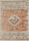 Linon Home Décor Plateau Moore Accent Rug, Ivory & Rust, 2' X 3'