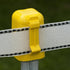 Zareba ITCPY-Z T-Post Safety Cap and Insulator, 10 per Bag - Yellow