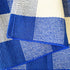 Ukeler Layered Door Mats, Washable Blue and White Buffalo Check Kitchen Rugs, 51.2''×23.6''