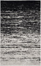 SAFAVIEH Adirondack Collection Accent Rug - 2'6" x 4', Silver & Black,