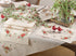 Saro Lifestyle Linen Blend Placemat Set of 4, Embroidered Ornament Design, Natural, 14"x20"