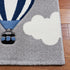 2'3" 4', (CRK137F) SAFAVIEH Carousel Kids Collection Accent Rug - x Light Grey & Red, Non-Shedding & Easy Care, Ideal