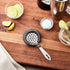 Barfly Classic Hawthorne Spring Bar Strainer, O/S, Gun Metal Black