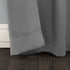 Sun Zero Easton Energy Saving Blackout Grommet Curtain Panel, 40" x 95", Gray Color