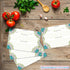Meadowsweet Kitchens Recipe Card Set - 40 Double Sided 4 x 6 Inch Cards for Personalized Recipe Book