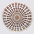 22" Indian Consigners Floor Cushion Covers Round Mandala Ombre Zipped Ottoman Cover