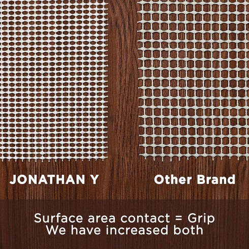 JONATHAN Y PAD200A-5 Ultra Stop Rug Pad, 5 ft. x 8 ft., Solid, Casual, Latex Free, PVC-coated Polyester
