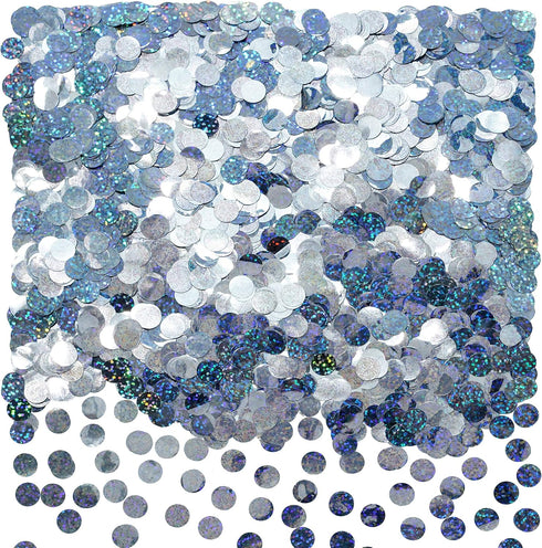 Sparkle Metallic Foil Confetti - Dots, Circles, 60g for Wedding, Graduation & Birthday Party Decorations