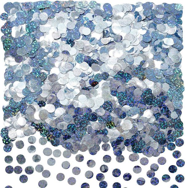 Sparkle Metallic Foil Confetti - Dots, Circles, 60g for Wedding, Graduation & Birthday Party Decorations