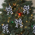 12-Pack Iconikal Black Gingham Decorative Bows, 5 x 7 inches (White Buffalo Plaid)