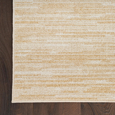 2'2" 10' (10' Nourison Home Nourison Essentials Ivory Gold x Area Rug - Easy Clean, Non Shedding, Bed Room, Living
