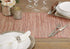 Saro Lifestyle Melaya Collection Shimmering Woven Nubby Table Runner, 14"x108", Rust