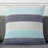AmHoo Pack of 2 Farmhouse Stripe Check Throw Pillow Covers, Cotton Linen Decorative Pillowcases for Couch 20x20Inch