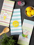 DII Summer Fun Kitchen Dishtowel Set - Watermelon Collection - 3 Piece