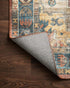 Loloi Skye Collection Accent Rug, SKY-11 Rust/Blue, 2'-0" x 5'-0"