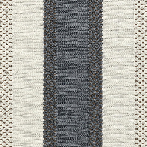 14 36 Inch 36 Inches ZeeMart Macrame Style Bicolor Stitching Table Runner, x Charcoal/Ivory, Boho Dark Grey Table