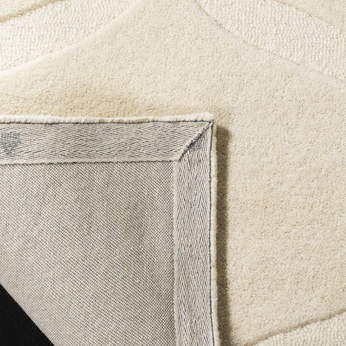 SAFAVIEH Cambridge Collection Accent Rug - Handmade Moroccan Ogee Wool, 2' x 3', Ivory, Ideal for High Traffic Areas