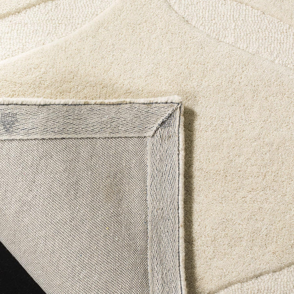 SAFAVIEH Cambridge Collection Accent Rug - Handmade Moroccan Ogee Wool, 2' x 3', Ivory, Ideal for High Traffic Areas