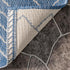 nuLOOM Serna Moroccan Accent Rug, Indoor/Outdoor, Rectangular, Blue, 2' x 3', 0.1" Thick