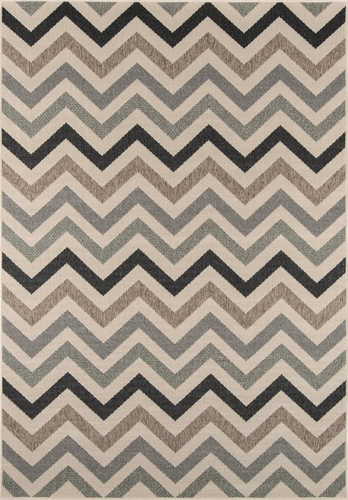 Momeni Rugs Baja Collection Indoor & Outdoor Area Rug, Easy to Clean, UV Protected, 1'8" x 3'7", Sage