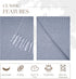 RAJRANG Dusty Blue Throw Blanket, Soft and Warm Living Room Decorative Throws - 60 x 50 Inch