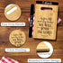 Christian Gifts For Women, As For Me And My House We Will Serve Bamboo Cutting Board Decor