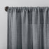 Clean Window Sheer Curtain Panel, 50" W x 96" L, Vintage Blue, Basketweave Anti-Dust Allergy/Pet Friendly