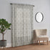 PAIRS TO GO Brockwell Decorative Window Treatment Rod Pocket Curtains, 28" x 63", Charcoal