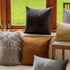 Home Brilliant 26x26 Pillow Cover, Decorative Supersoft Euro Sham Faux Fur Pillow Covers for Couch, Dark Grey