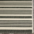 SAFAVIEH Courtyard Collection 2' x 3'7' Black/Bone CY6062 Stripe Indoor/ Outdoor Patio Backyard Mudroom Accent Rug by Safavieh
