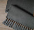 36 Inches 13x36 Inches, ZeeMart Graphite Grey Table Runners Long, Burlap Linen Style Rustic Farmhouse Table Runner