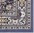 Home Dynamix Premium Sakarya Traditional Medallion Border Area Rug, Country Blue, 3'7"x5'2" Rectangle