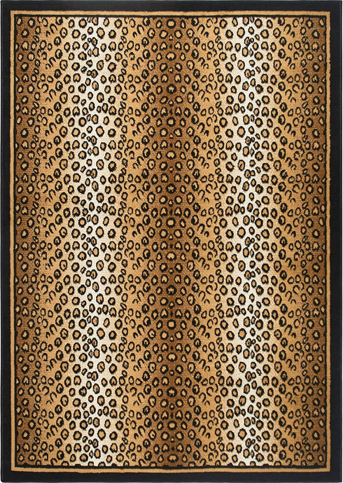 Home Dynamix Zone Daliah Area Rug, 21"x35", Graphic/Print Ebony