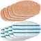 BlueStars 8 Packs PurSteam ThermaPro 10-in-1 Steam Mop Washable Reusable Pads for ThermaPro 211