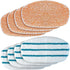 BlueStars 8 Packs PurSteam ThermaPro 10-in-1 Steam Mop Washable Reusable Pads for ThermaPro 211