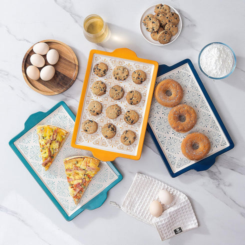Wisenvoy Cookie Sheets - Baking Sheet Pan for Cookies