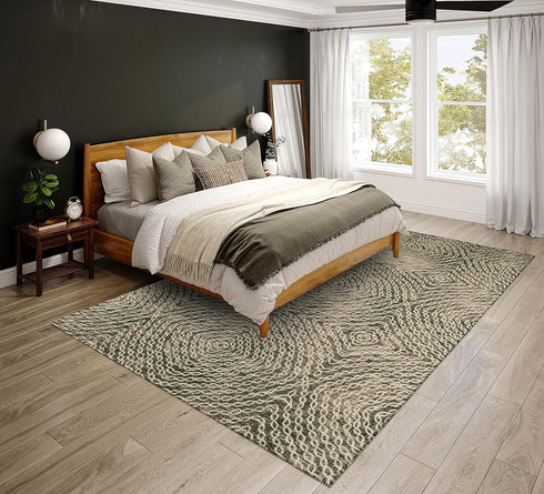 Bravado ABV33 Mocha 1'8" x 2'6" Indoor Outdoor Area Rug, Easy Clean, Machine Washable, Non Shedding, Bedroom, Entry, Living Room, Dining Room, Kitchen, Patio Rug by Addison Rugs