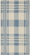 SAFAVIEH Courtyard Collection Accent Rug, 2' x 3'7", Beige & Blue, Indoor/Outdoor, Washable, High Traffic Areas