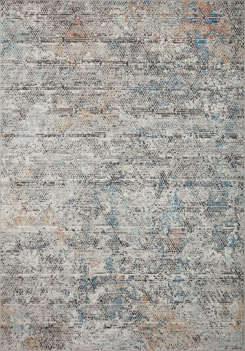 Loloi Bianca Collection BIA-04 Grey/Multi Accent Rug, 2'-8" x 4'