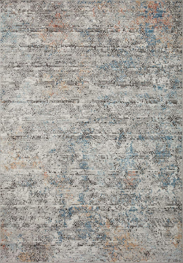 Loloi Bianca Collection BIA-04 Grey/Multi Accent Rug, 2'-8" x 4'