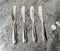 4 Pieces Butter Knife Set, Pate Knife and Cheese Spreader with Thick Handle, Stainless Steel