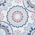 Sun Zero Nepal Global Medallion Print Blackout Curtain Panel, 40" x 84", Stone, Grommet