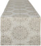 DII Holiday Dining Table Linen, Sparkle Metallic Kitchen Décor, Table Runner 14x72, Jacquard Snowflakes