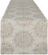 DII Holiday Dining Table Linen, Sparkle Metallic Kitchen Décor, Table Runner 14x72, Jacquard Snowflakes
