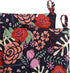 CUSHYSTORE Canvas Pot Holder Oven Pads, Navy Blue Potholders for Cooking Kitchen, 7.75", 2 Pack (Exotic Flower)