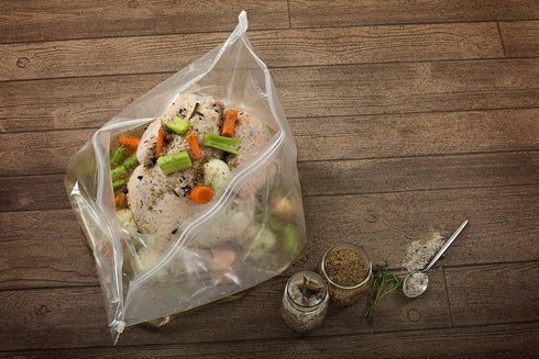 Large Heavy Duty Turkey Brine Bags XL for Turkey or Ham, 2 Pack with Cooking Twine