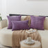 20x20 20 20 inch (50cm), Home Brilliant Throw Pillow Cover Soft Accent Pillow Cover Striped Plush Velvet Corduroy